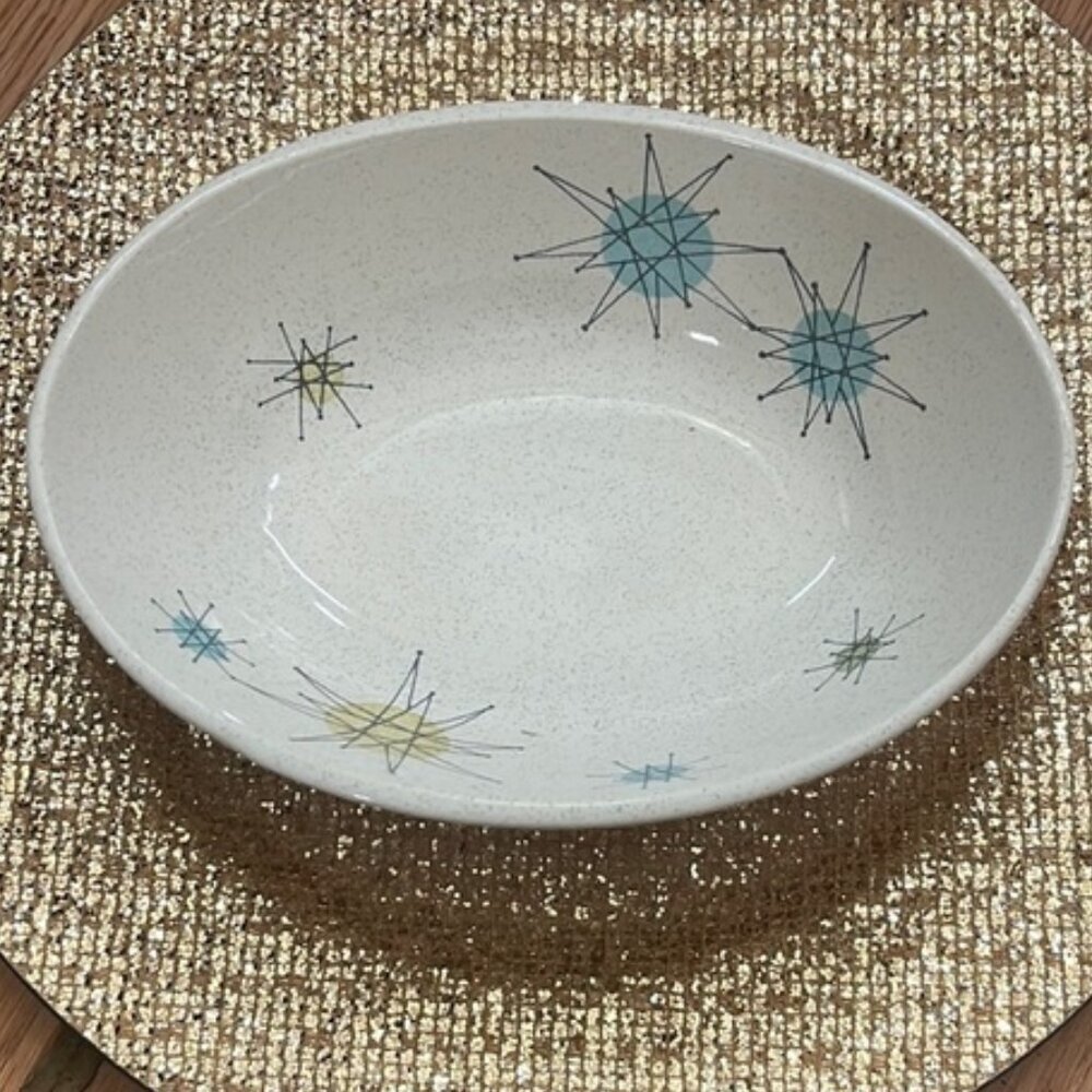 Vintage Franciscan Starburst 8" Oval Vegetable Bowl - Picture 2 of 5